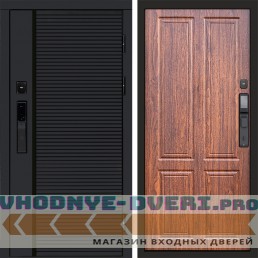 Входная дверь  Smart (Смарт) Black Line Стандарт орех